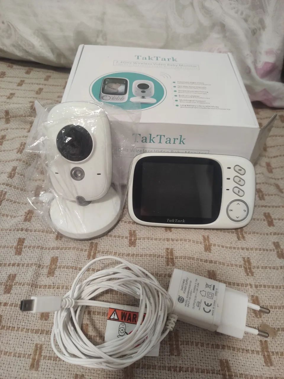 Babá eletrônica TakTark sem fio com câmera - Excelente estado - Foto 2