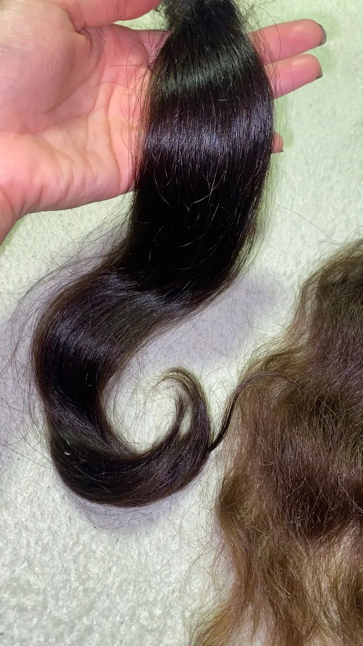 Cabelo Humano Brasileiro Premium 40cm | Castanho Natural - Foto 2