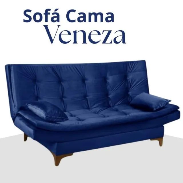 !!! ENTREGA GRATIS !!! Sofa Cama Veneza Tec 185 Veludo