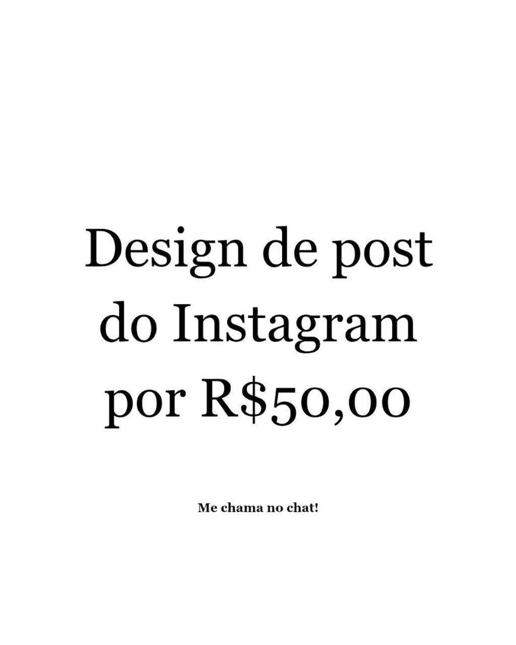 Design de Posts para Instagram
