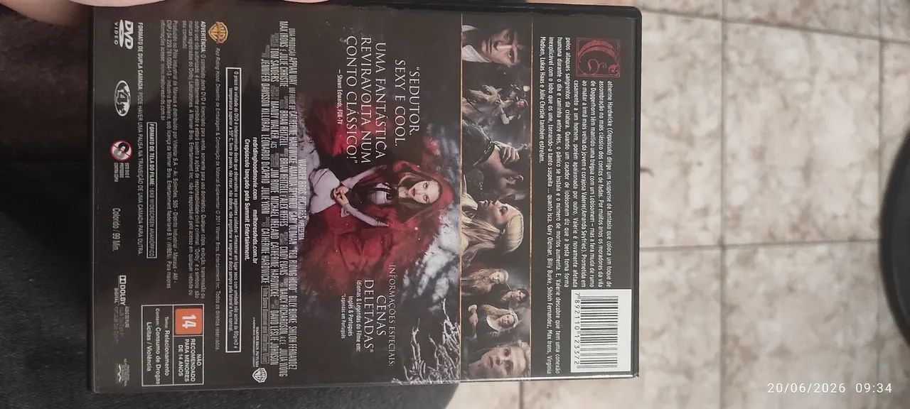 A garota da capa vermelha DVD romance - Foto 3
