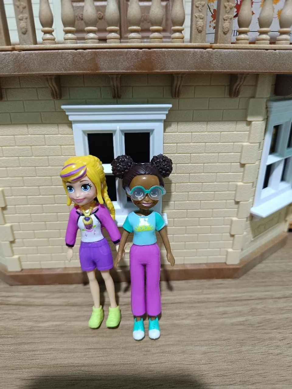 Boneca Polly Pocket - Duas bonecas seminovas 