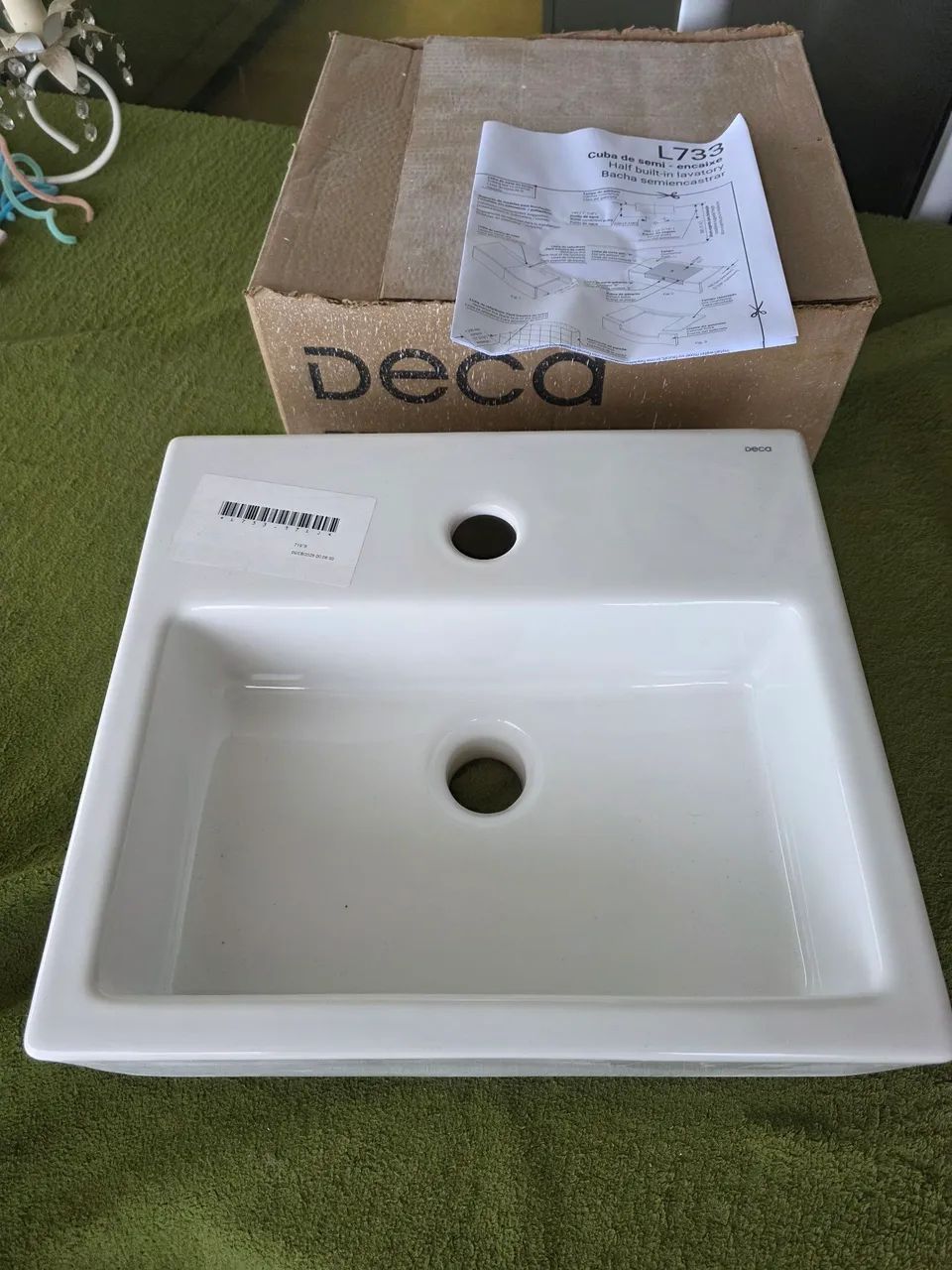 Cuba semi encaixe Deca