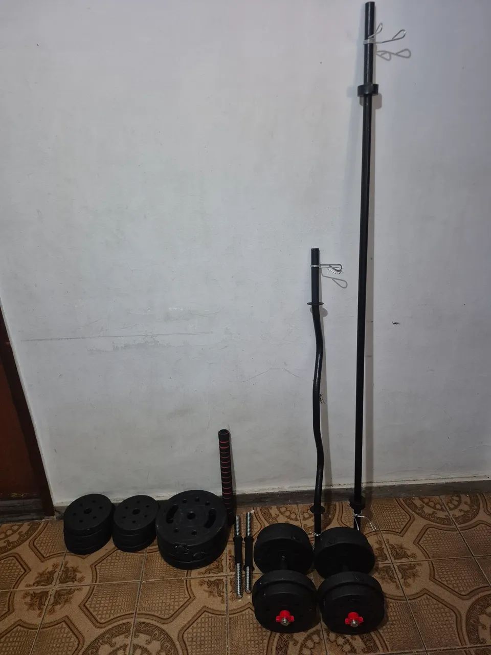 Kit musculação 