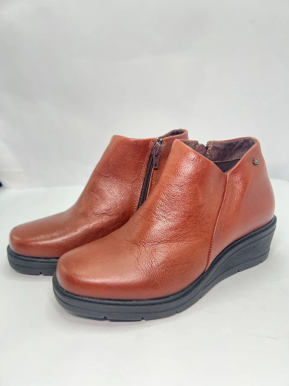 Bota feminina Marrom Perlatto - Tamanho 34