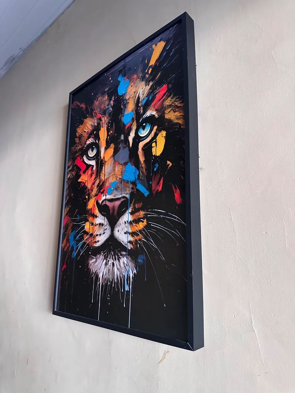 Quadro leão  - Foto 3