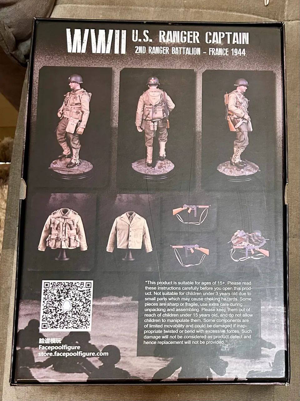 Facepoolfigure FP-001 WWII US Ranger Captain | John Miller Tom Hanks 1/6 - Foto 4