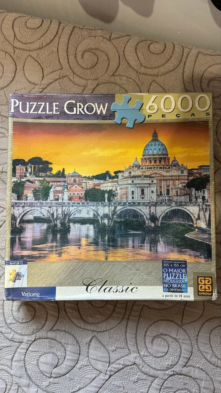 Quebra cabeça puzzle Vaticano 6000 peças grow