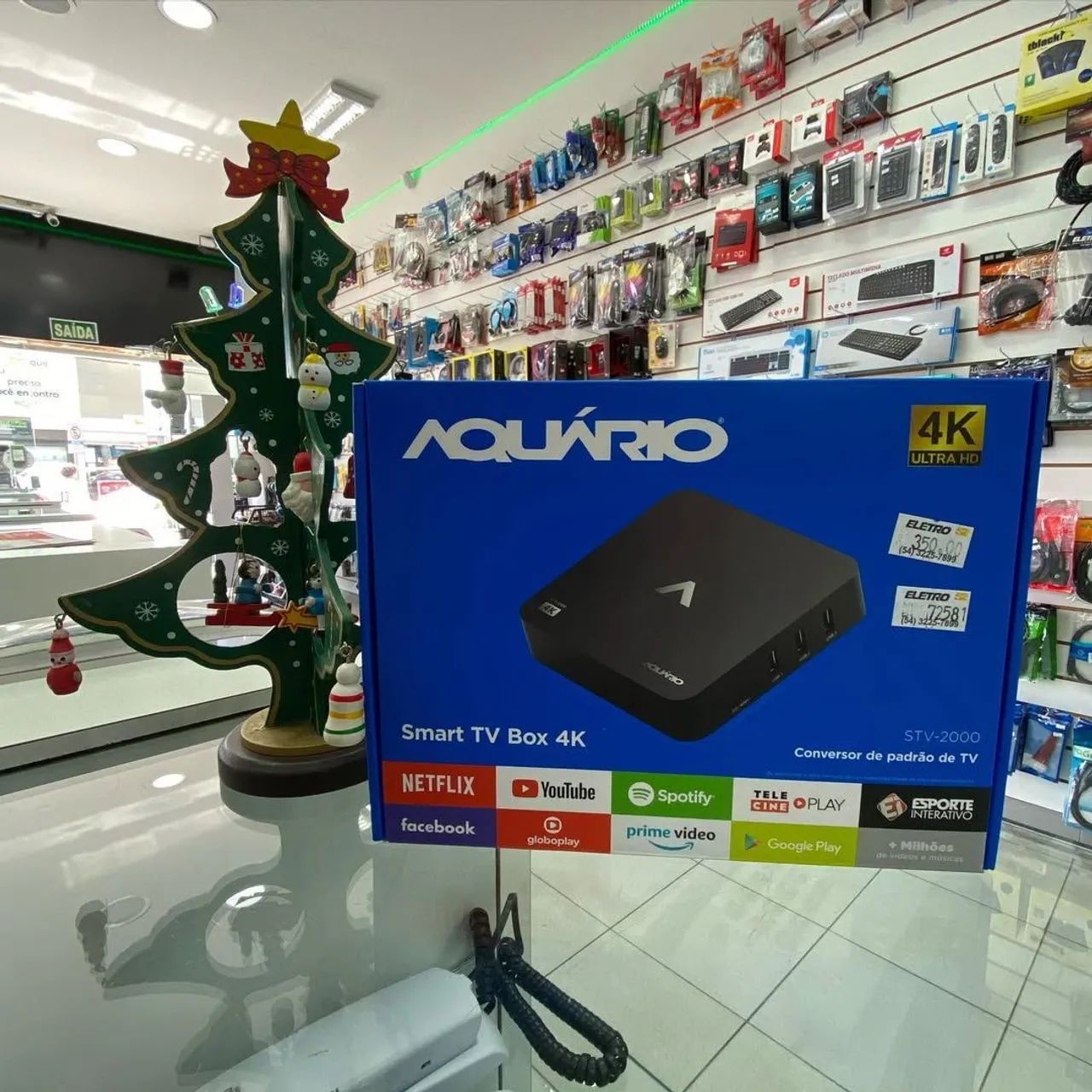 Tv box 5g aquário 4k 
