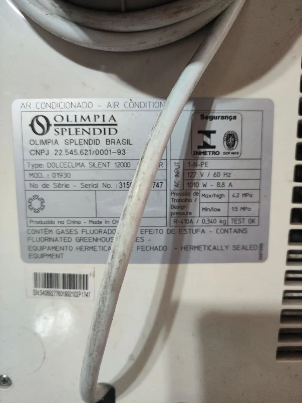 Ar Cond. Olímpia Splendid 12000Btus - Foto 4