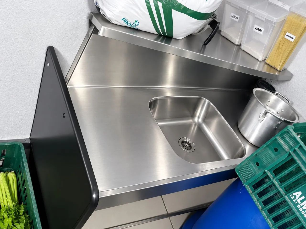 Balcão pia para comercio