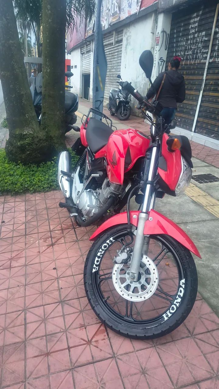 fan 125i com rds partida e disco - Foto 3