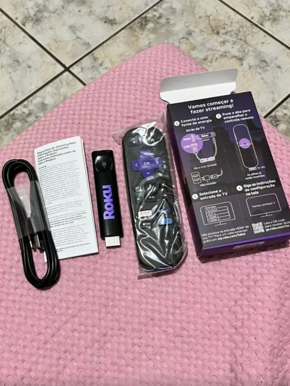 Roku Stick HD - Última Versão Streaming para TV - Foto 2