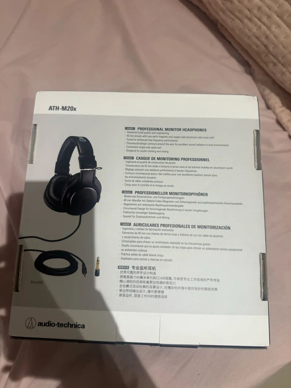 Fone de ouvido Áudio-Technica ATH-M20x - Foto 2