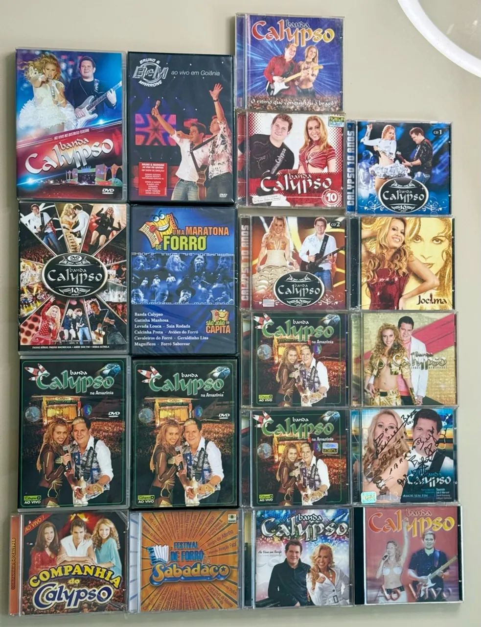13 Cds + 06 Dvds Banda Calypso 
