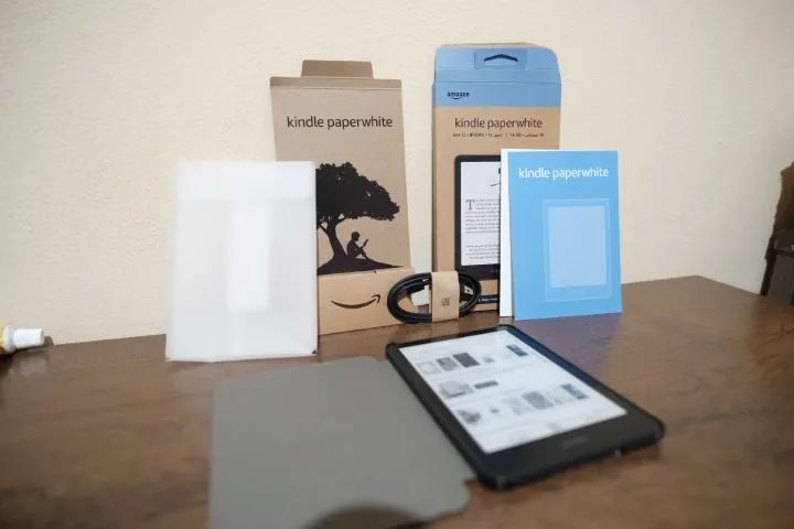Kindle Paperwhite 12ª Geração - Caixa + Capa - Foto 5
