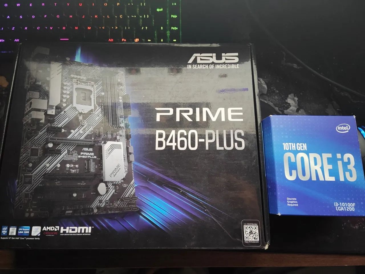 Kit i3 10100f e b460 plus - detalhes  - Foto 4