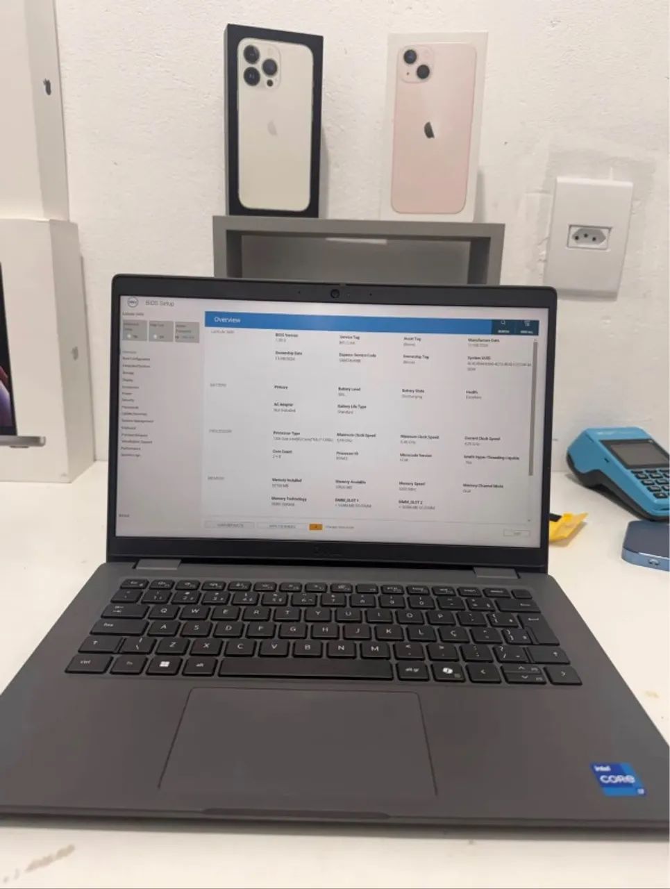 Notebook Dell i7 13gen 8gb Nvme 256gb