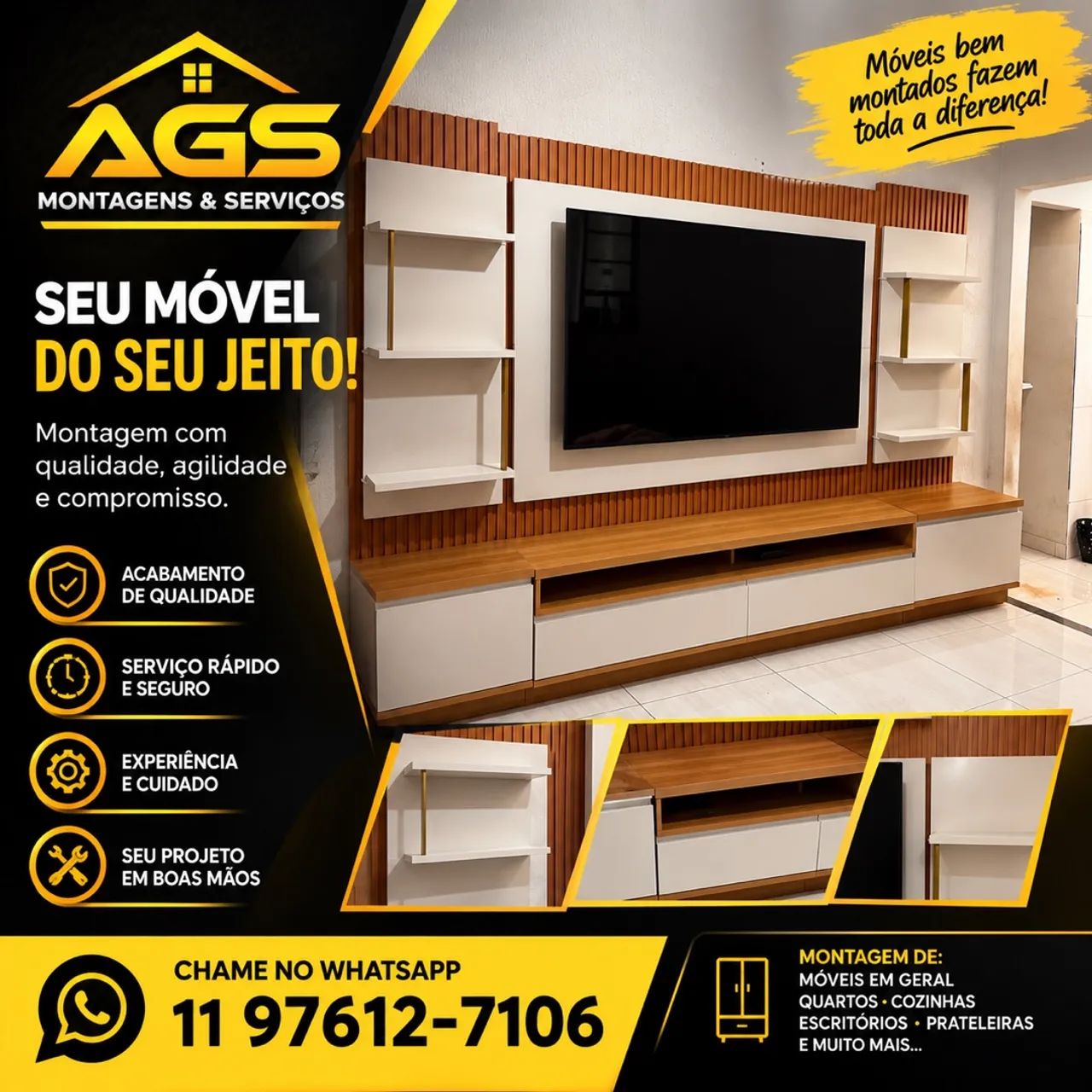 Montador de Móveis Novos é usados 