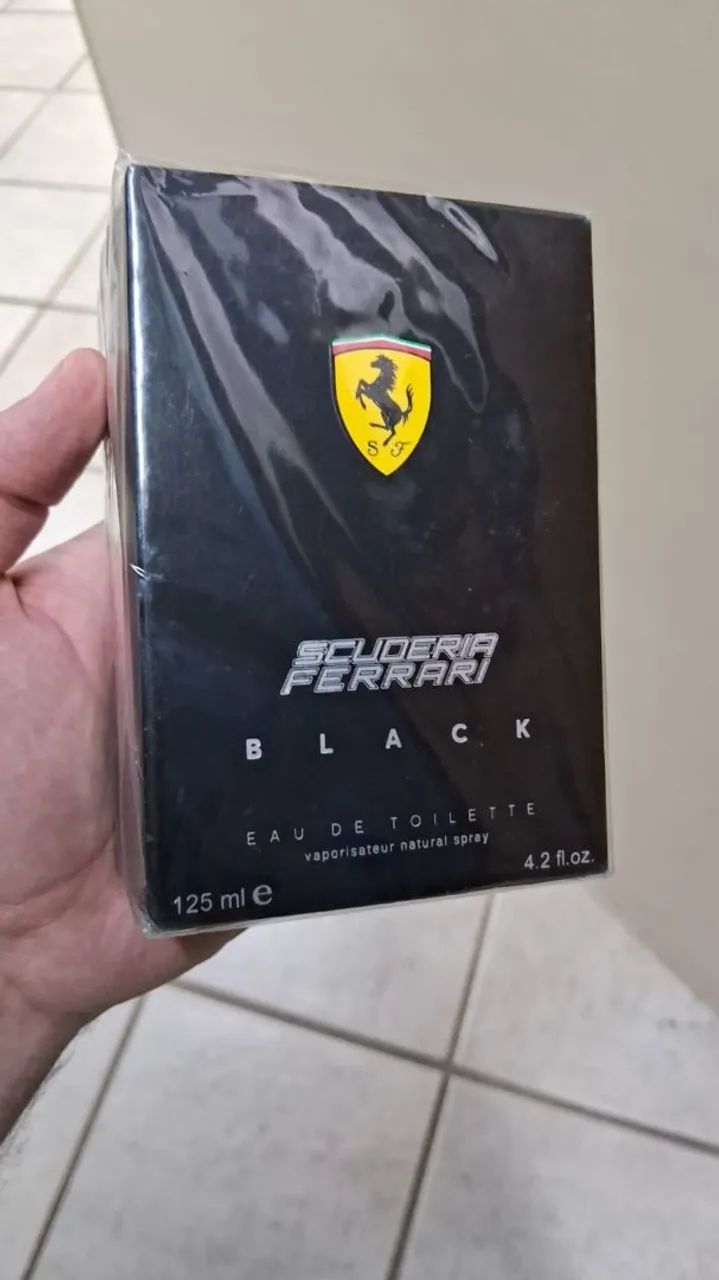 Perfume masculino spray eua de toilette Ferrari Black 