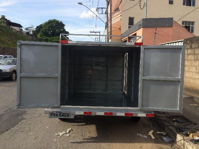 Carretinha baú para 1680 litros - Foto 2