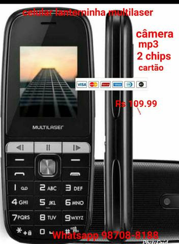 Celular lanterninha multilaser