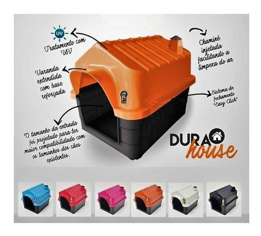 Casa Plástica Cão Gato Luxo Lavável Desmontável Resistente