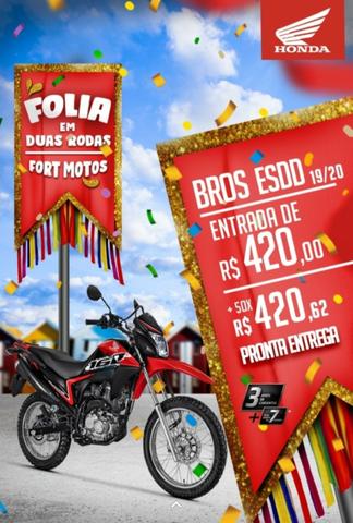 Bros 160 esdd honda linha 2020!