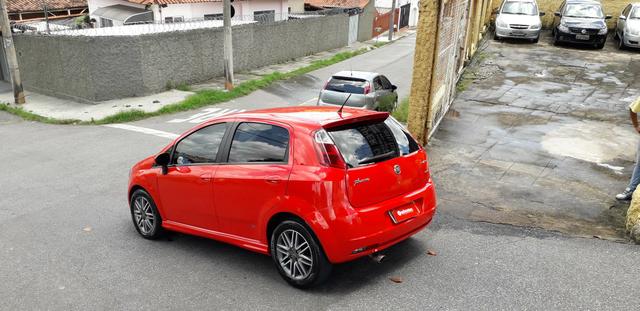 Fiat/ Punto sporting 1.8 2012 completo câmbio manual troco carro/moto - Foto 3