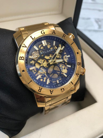 relógio bvlgari esqueleto