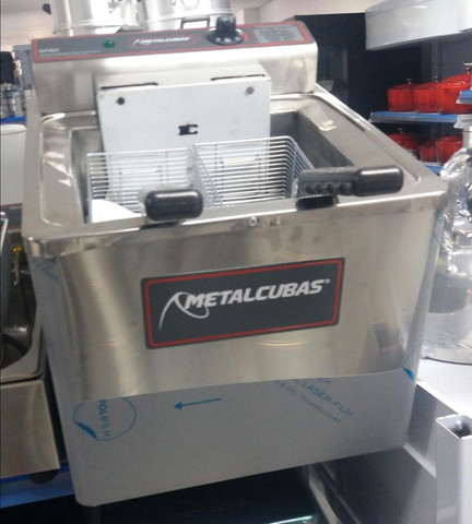 Fritadeira eletrica de mesa metalcubas Gfao-18m (nova) Alecs