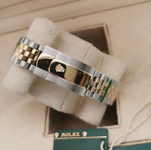 Relógio Rolex DateJust Automático  Misto Gold 18k Novo - Foto 5