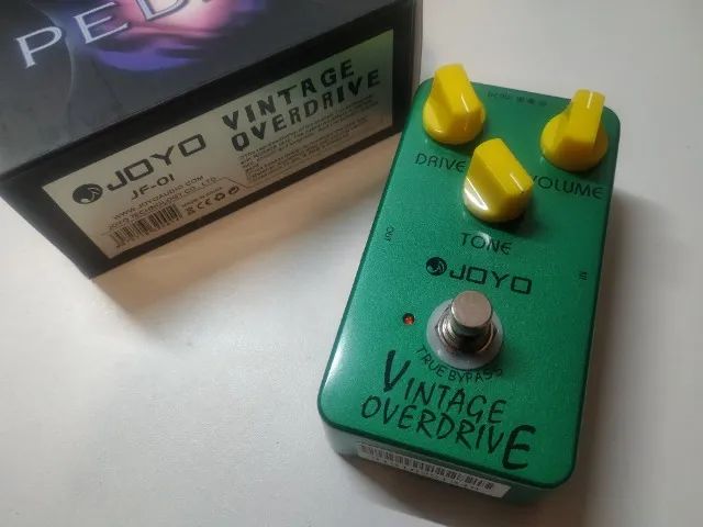 Pedal Joyo Vintage Overdrive novo, na caixa