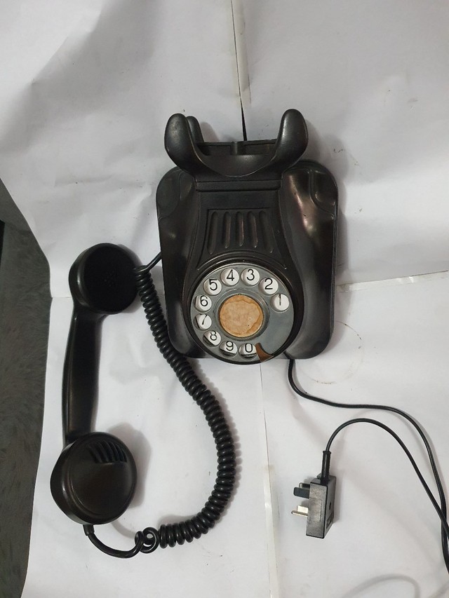 Antiguidade telefone baquelite parede excelente estado - Foto 3