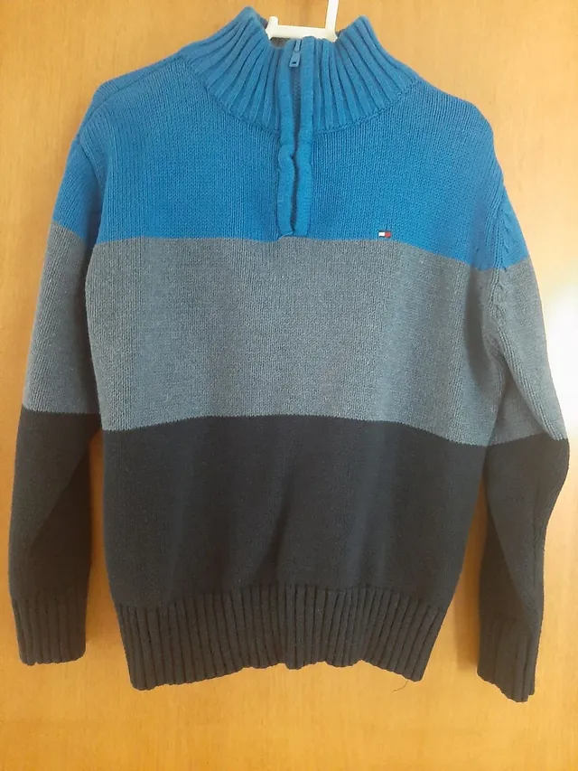 Sueter em tricot TOMMY Tam 5 INFANTIL LINDO