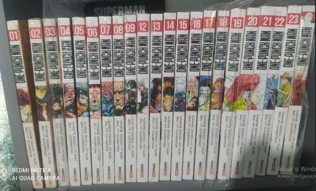 Coleção One Punch Man 1 a 23 + catalogo dos herois