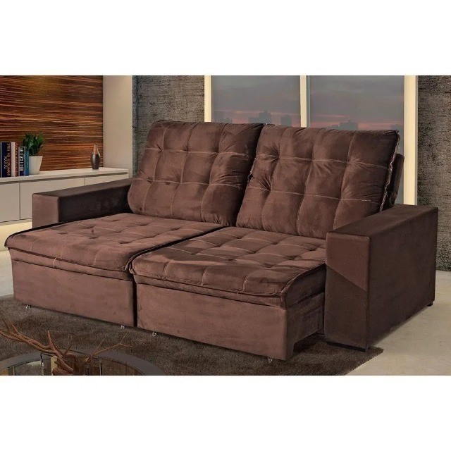 Sofá Berley 2m (Retrátil e Reclinável) NOVO direto da Fábrica Móveis