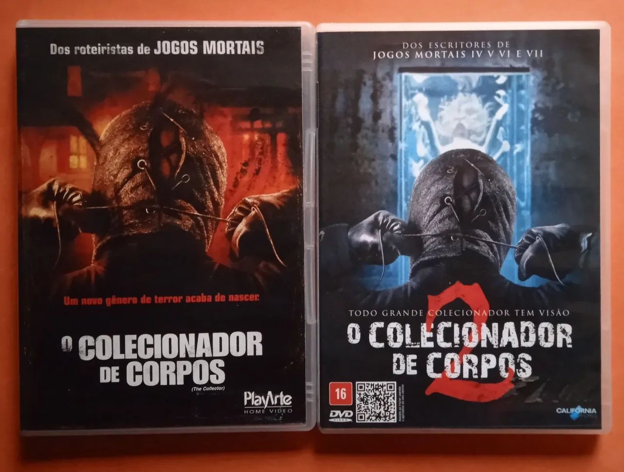 Dvd O Colecionador de Corpos 1 e 2