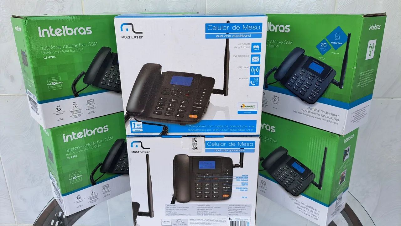 Caixas telefone de mesa.(VAZIAS) - Foto 5