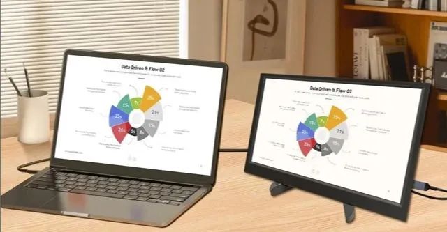Monitor portátil HDMI, USB, tipo C, 11,6" Amite - Foto 4