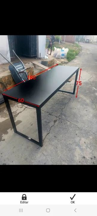 Mesa metalon e mdf 65566198952705125