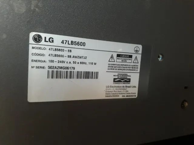 LG 47LB5600 Fonte e Sinal (preços na descrição)