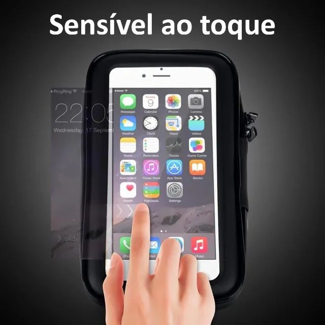 Suporte para Celular e GPS Moto/Bicicleta a Prova D'água - Foto 5