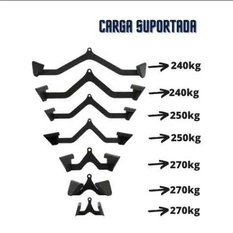 Kit com 7 Puxadores anatomicos com suporte de parede - Foto 5