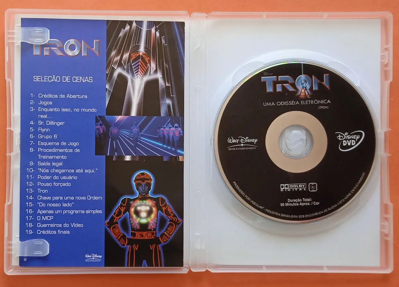 Dvd Tron - Uma Odisseia Eletrônica - Disney (Encarte Interno) - Foto 5