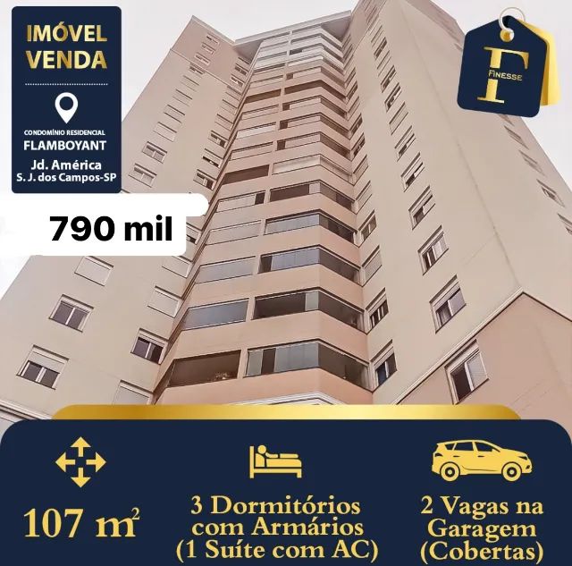 Captação de Apartamento a venda na Rua Shizuko Iida, Jardim América, São José dos Campos, SP