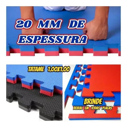 Tatame 1,00x1,00 - 20mm de Espessura