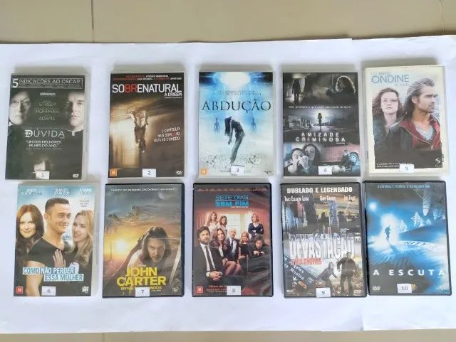 Kit 10 Dvd - Ler descrição