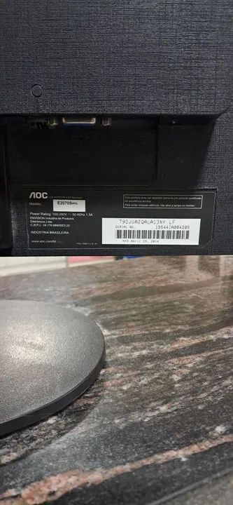 Monitor AOC 19 polegadas  - Foto 3