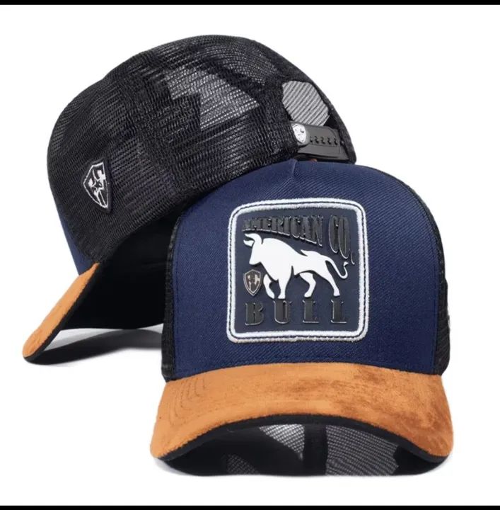 Boné Trucker Country com aba em veludo - Foto 3